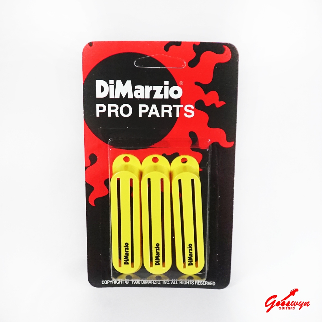 Dimarzio DM2002 FAST TRACK COVERS, YELLOW (3) Y