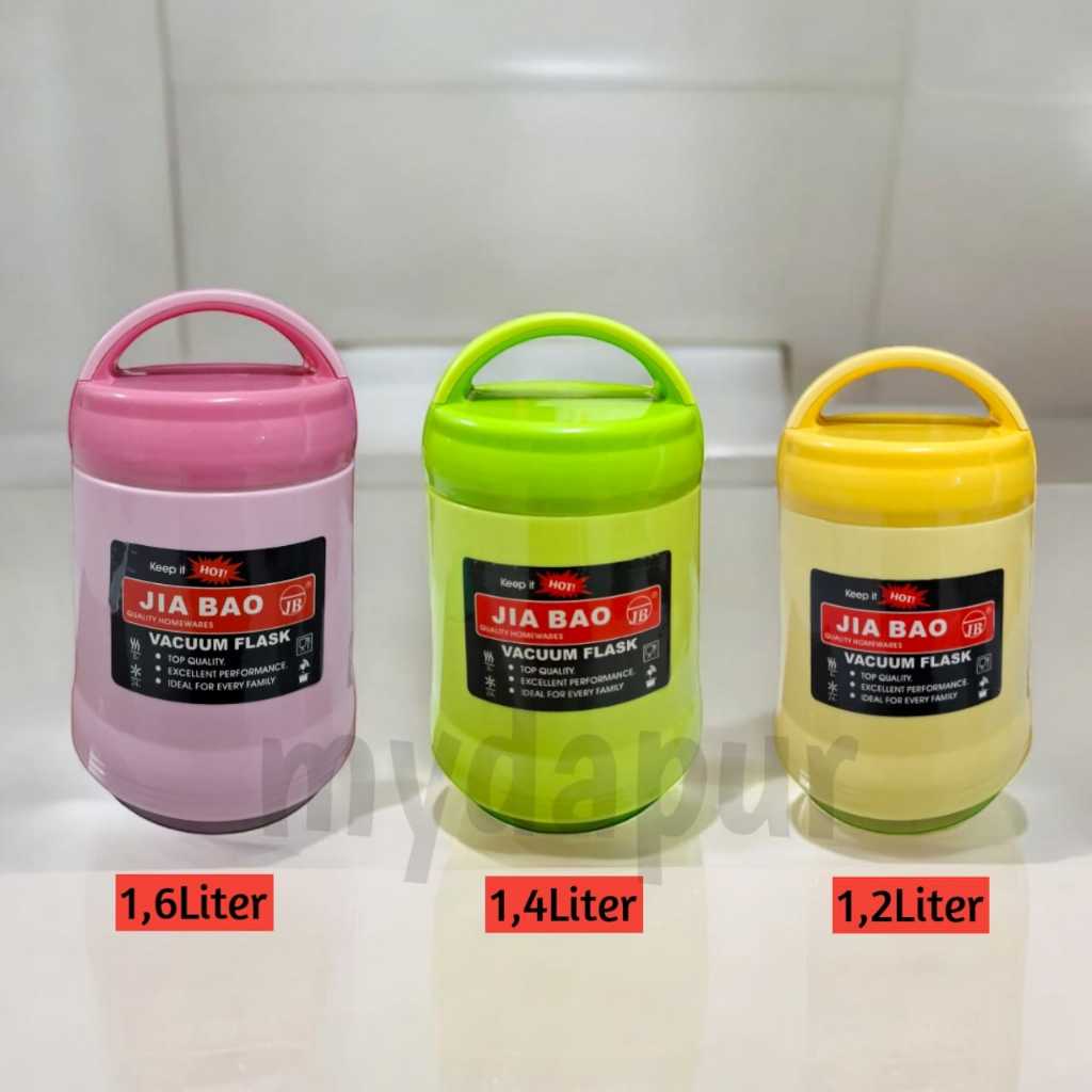 Thermos Nasi Lunch Jar Stainless 1.2L 1.4L 1.6L