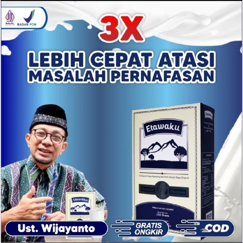 

SUSU ETAWAKU - 3x Ampuh Mengobati Masalah Pernafasan