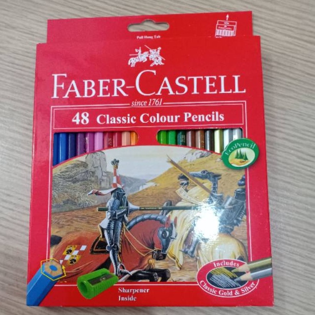 

KODE B78N Pensil Warna Colour Pencil Faber Castell 48 Warna