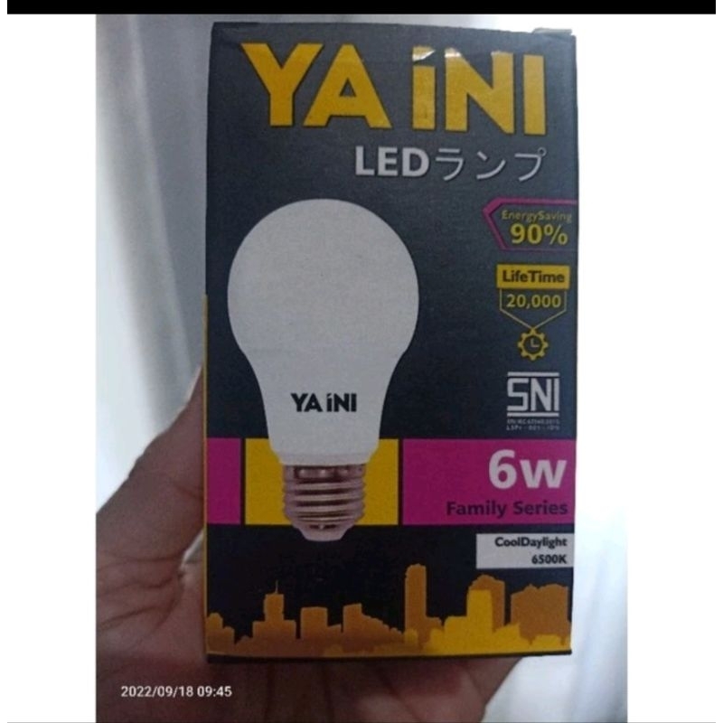 [MURAH] Lampu led premium Ya iNI 6 watt