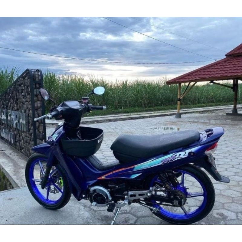 Striping Sticker lis Yamaha Fizr Tahun 1997 1998 Biru Fullset
