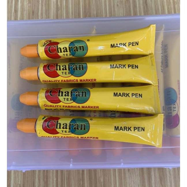 

KI3 MARKPEN CHARAN TEX MARKER TEXTILE MARKER YELLOW