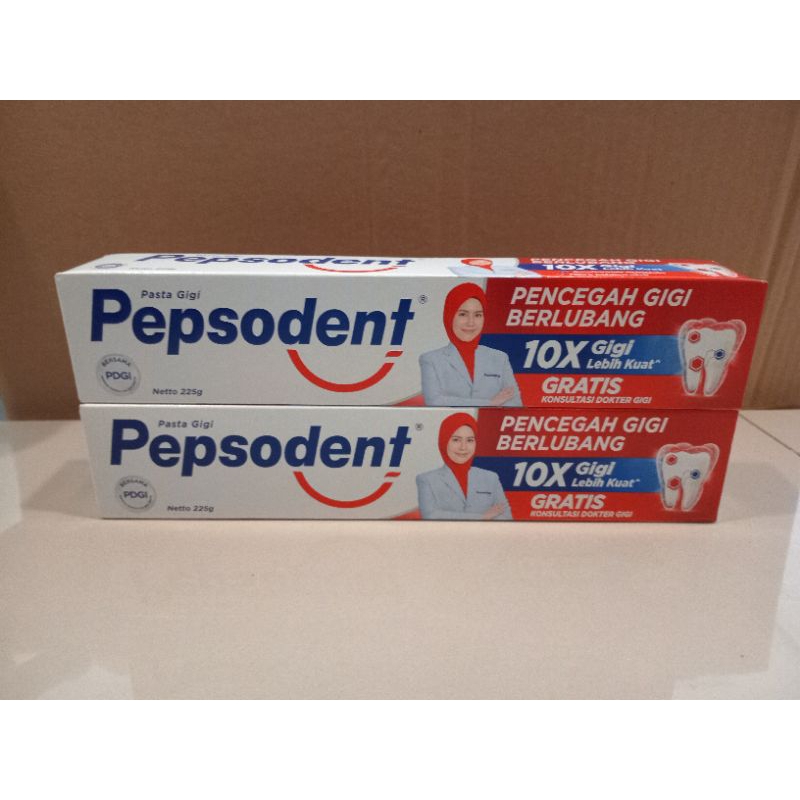 pasta gigi pepsodent 225gr. pepsodent jumbo 225gr