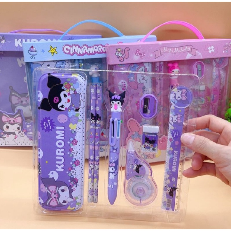 

ART I2H6 SET ALAT TULIS 8IN1 SANRIO 826