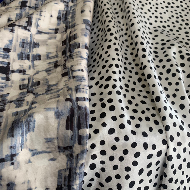 kain satin silk motif  - kain silk premium - kain satin import - kain armany silk garment - kain sat