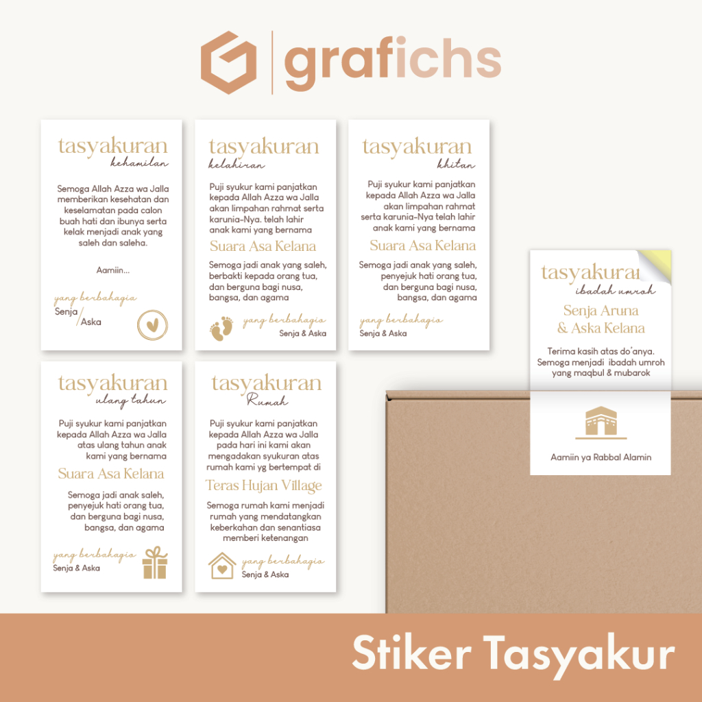 

Stiker Segel Ucapan Terimakasih GISU01-06 by Grafichs