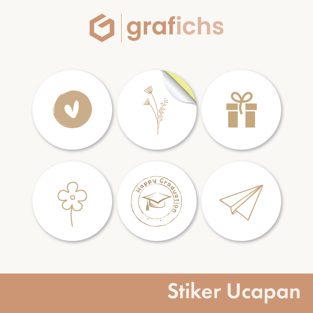 

Stiker Bulat Ucapan GISU07-12 by Grafichs