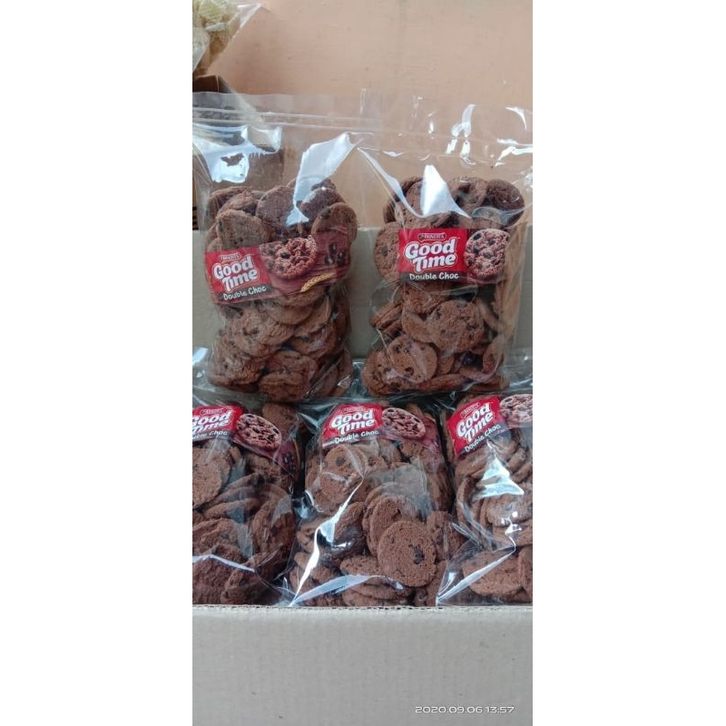 

BISKUIT GOOD TIME DOUBLE CHOCO CHIPS 200gr