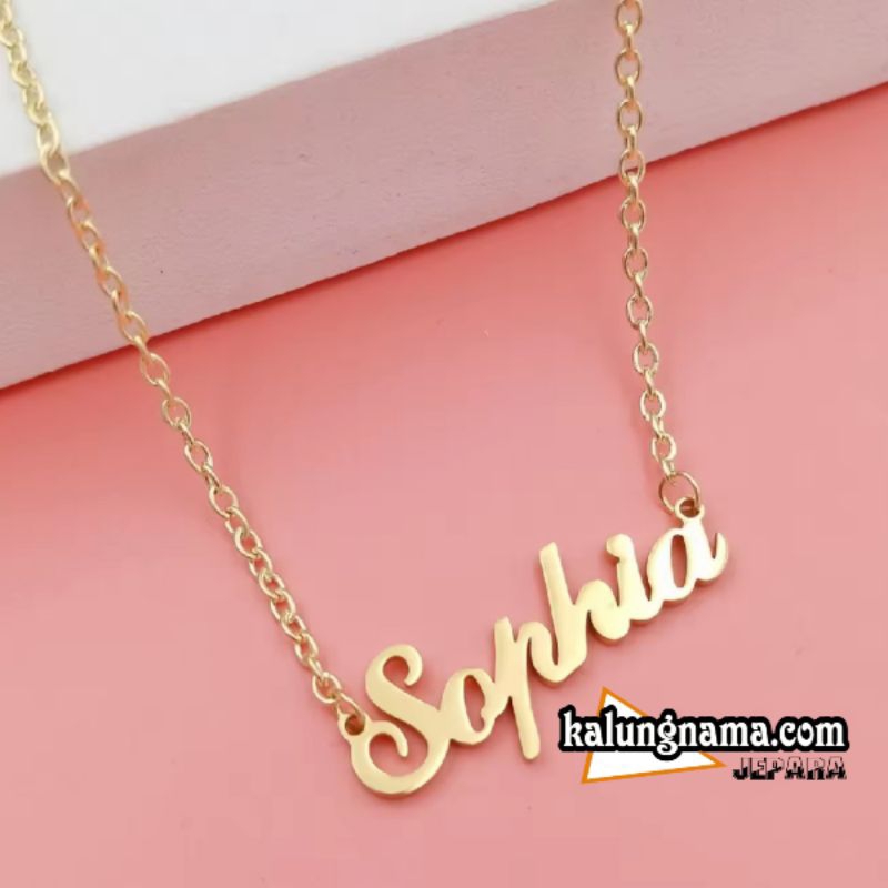 kalung nama kalung nama titanium kalung nama anak kalung nama custom