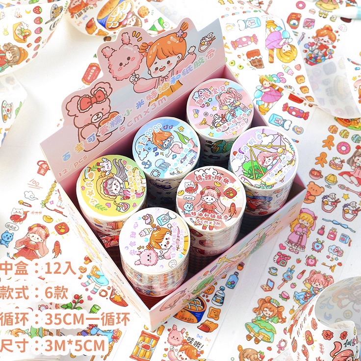 

Diskon Terheboh PAOPAO Roll Stiker Quality Washi Karakter Sangat Lucu