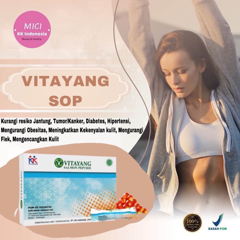 Vitayang SOP Salmon Ovary Peptide with Glutathione SOP Japan