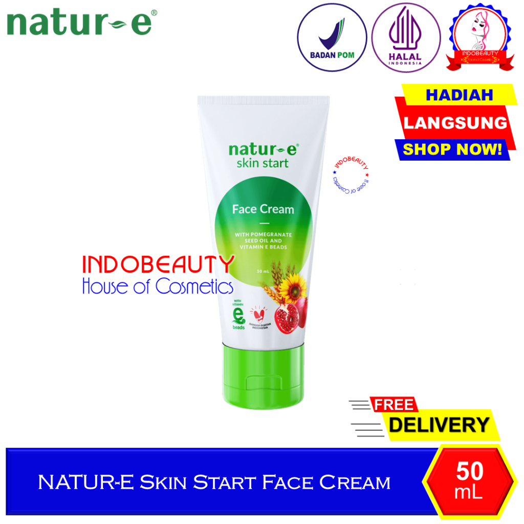 NATUR-E NATUR E Skin Start Face Cream Krim Pelembab Wajah