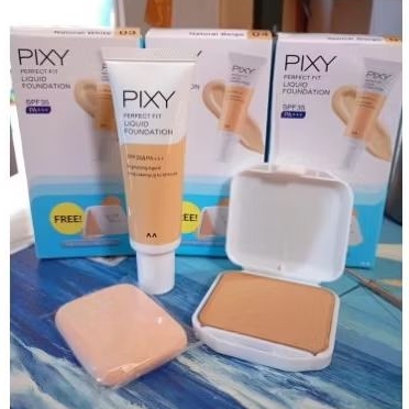 Pixy Liquid Foundation Free Bedak Refill