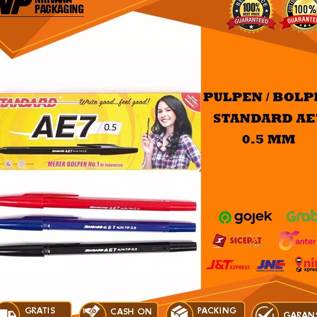 

HJ6 PULPEN BOLPEN PEN PENA STANDARD AE7 5 MM