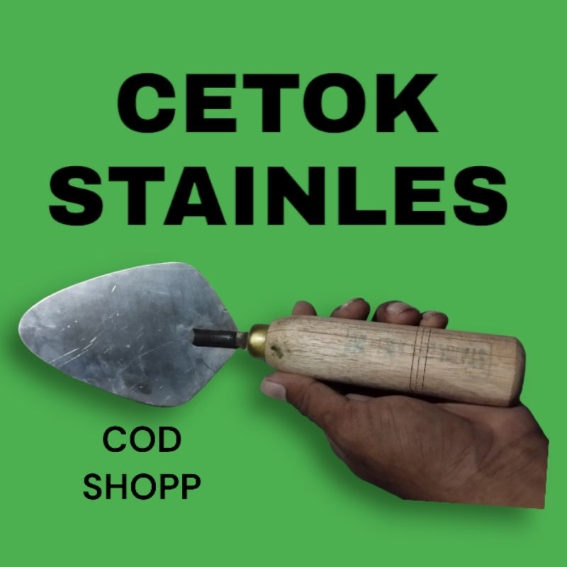 Cetok stainlis cetok tukang anti karat Semen Sensok Semen / Alat Bangunan