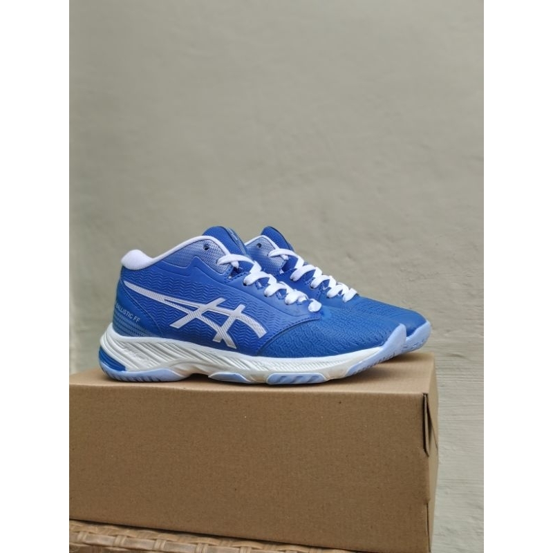 Sepatu voli netburner wanita cool blue, sepatu voli wanita terbaru, sepatu voli model terbaru, sepat