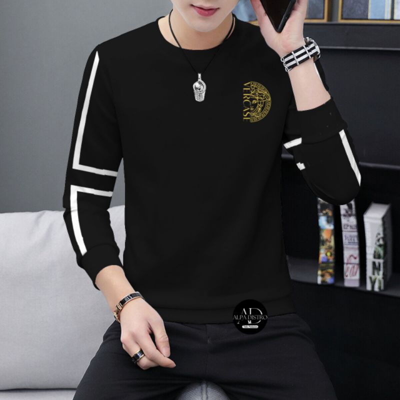 KAOS PRIA> KAOS PRIA LENGAN PANJANG> KAOS PRIA MODEL TERBARU KOREA> KAOS PRIA KEREN > KAOS PRIA MODE