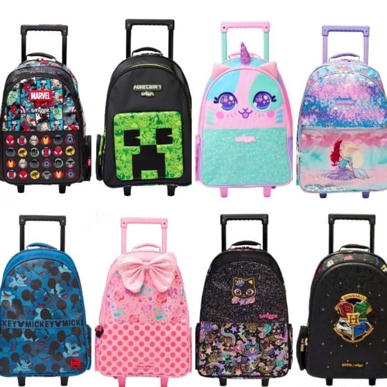 Harga Bersahabat TAS TROLLEY SMIGGLE BACKPACK TAS RODA SMIGGLE