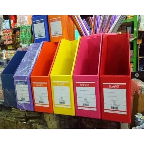 

ART Q4V4 Bantex Magazine File Box File A4 1cm 412 Multi Colour Pcs