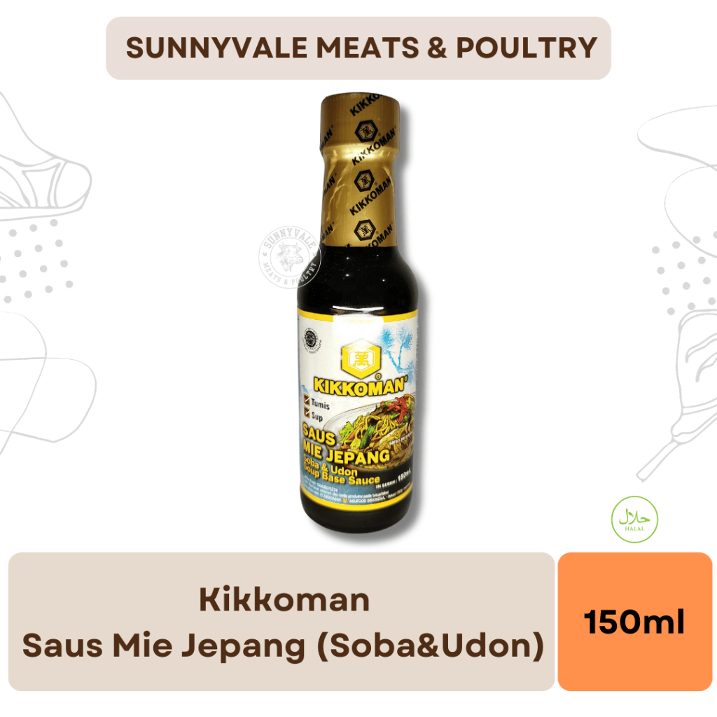 

Kikkoman Soba Udon Sauce | Saus Mie Jepang 150 ML - Halal