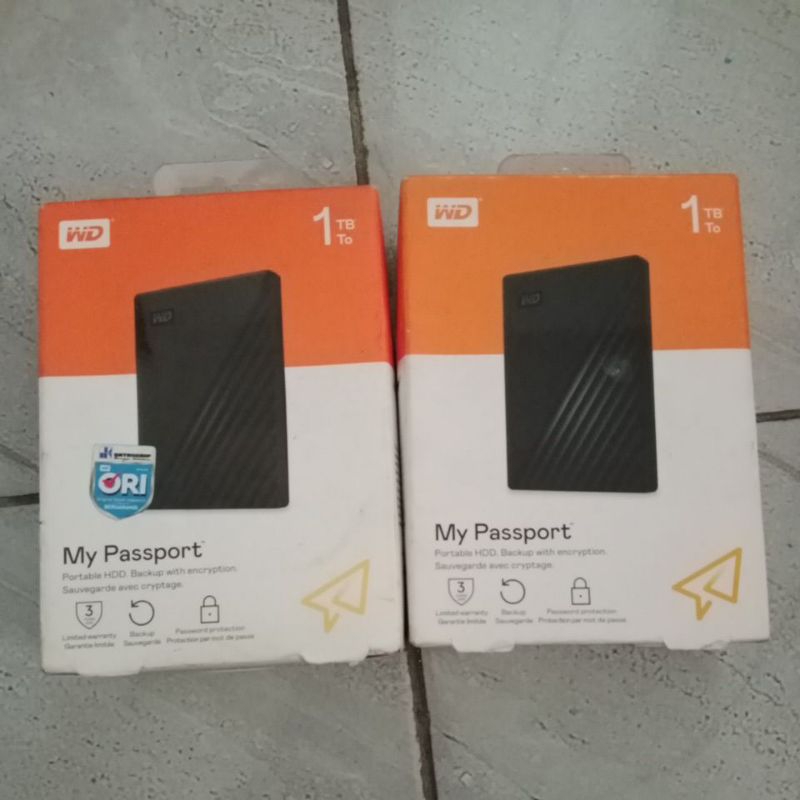 hdd hardisk eksternal WD Passport