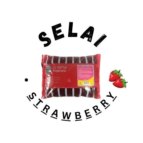 

Selai strawberry, blueberry, dan nanas Lepatta Mero Olesan roti berat 500gram