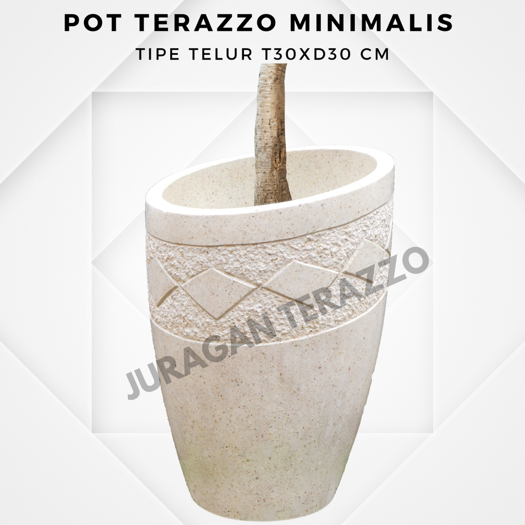POT TANAMAN  TERAZZO UNIK TIPE UKIR MEWAH JURAGAN TERAZZO GROUP