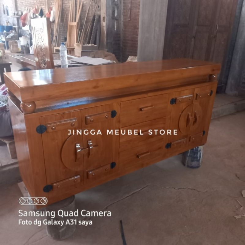 Meja Tv Lemari Tv Buffet Tv Meja Akuarium Lemari Akuarium Aquarium Kayu Jati