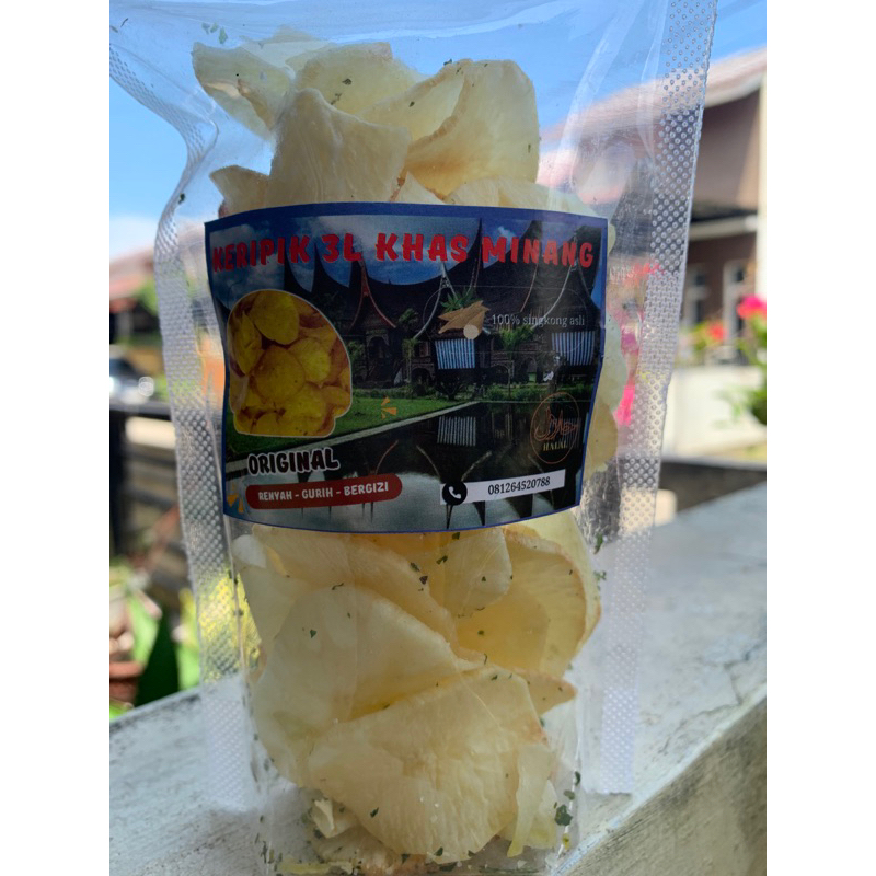 

Keripik singkong 3L Original Khas Minang 500 gram