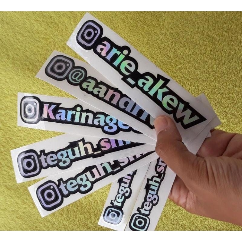 

stiker hologram