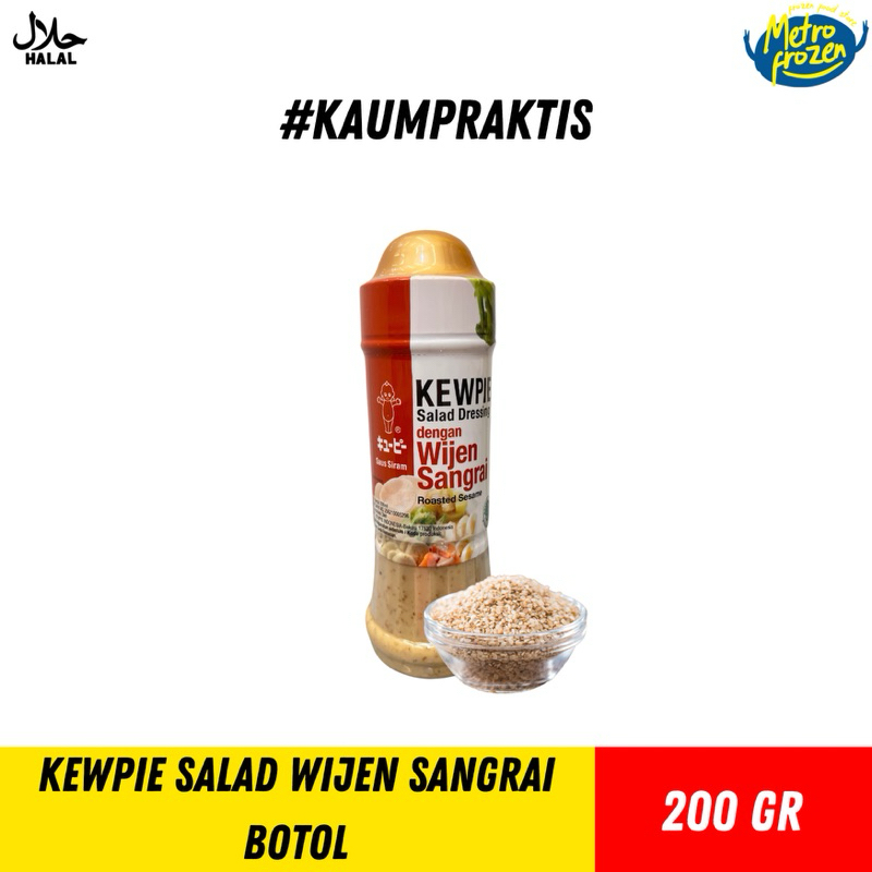 KEWPIE Salad Wijen Sangrai Botol 200gr
