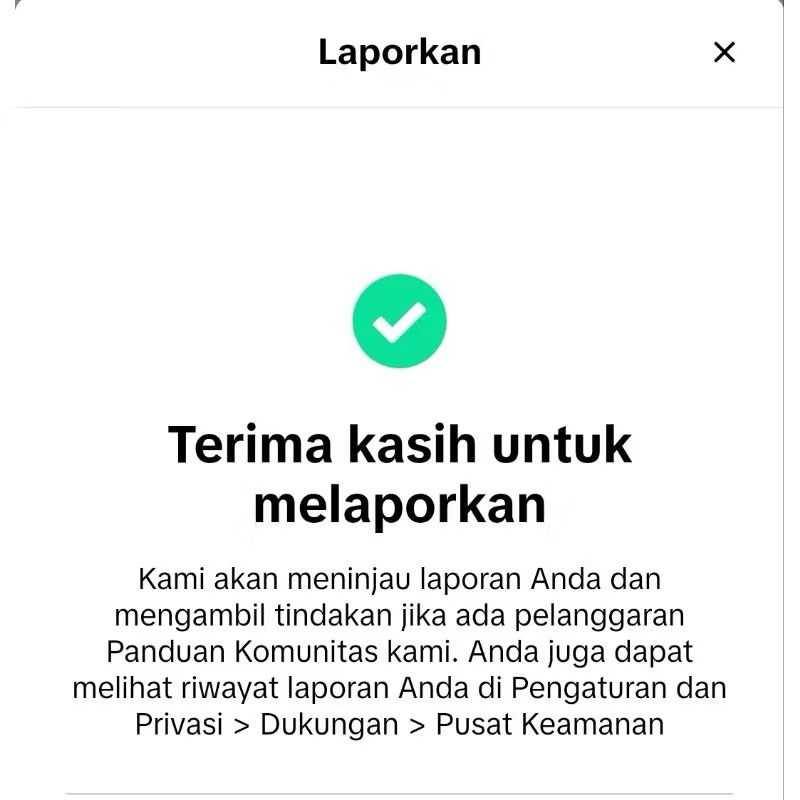 jasa report manual akun tiktok