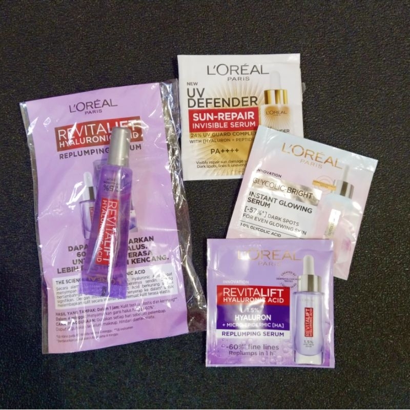 SET SAMPLE SKINCARE LOREAL PARIS SHARE