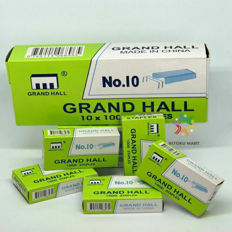 

ISI STAPLES 1 PCS MERK GRAND HALL No. 10 (kecil)