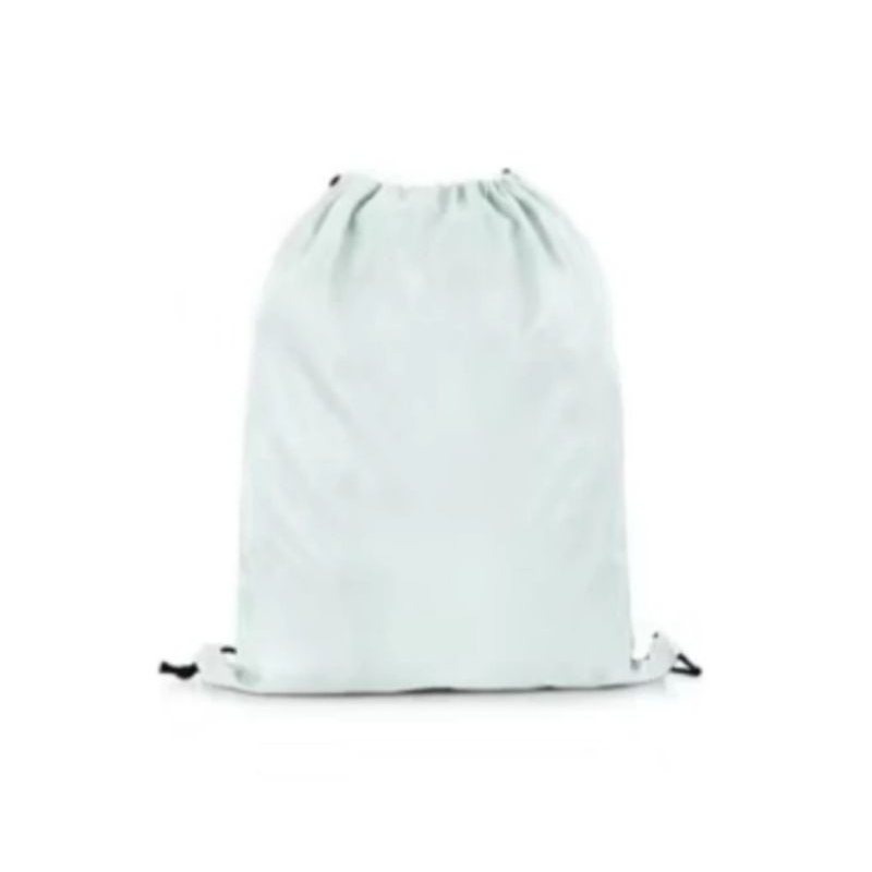 

Tas Promosi Perusahaan String Bag Bahan spundbond/Puring Hitam/Putih Polos Custome ukuran Sablon Olahraga Travelling