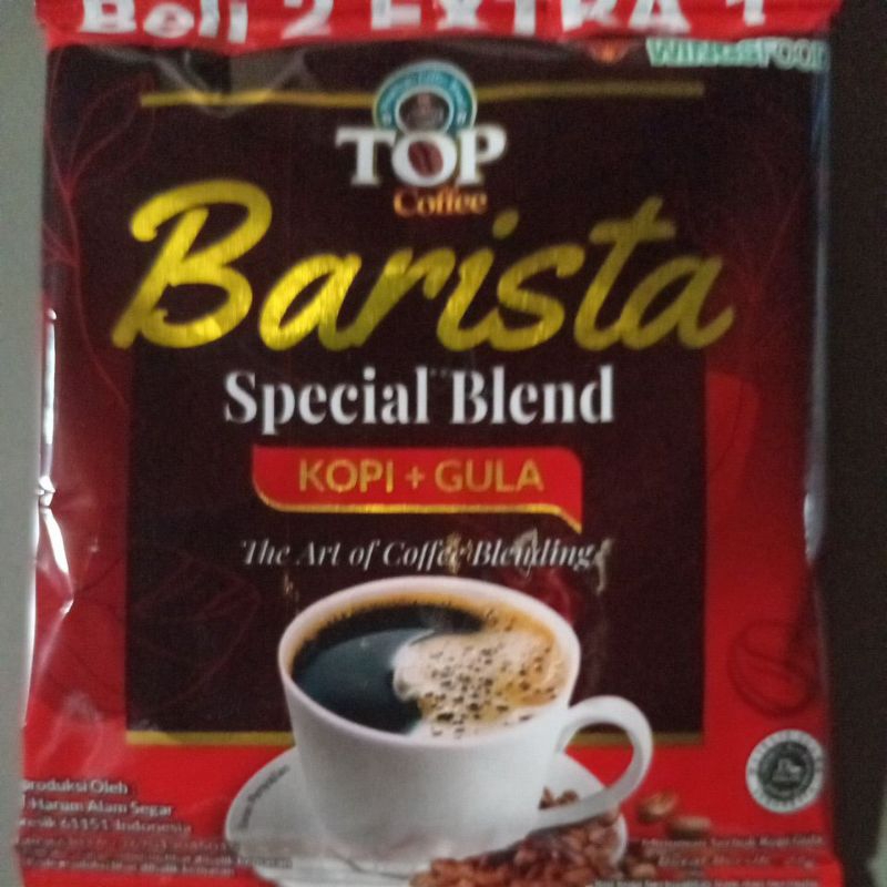 

kopi top barista blend per renceng isi 15 sachet