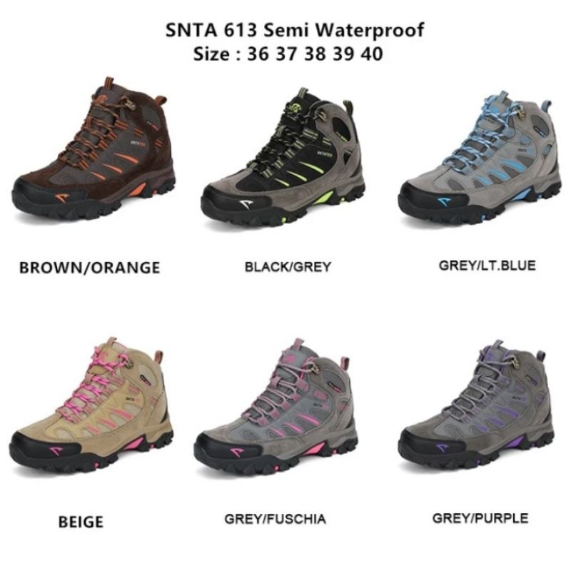 Sepatu Gunung Wanita SNTA 613 Original - Sepatu Hiking Wanita