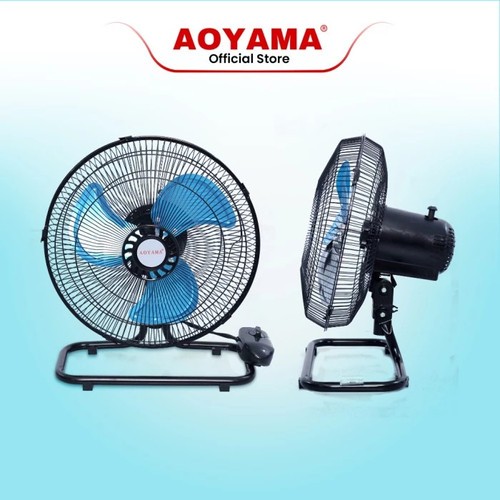 Kipas Angin 12 Inch AOYAMA 2 in 1 Desk Fan & Wall Fan/ Kipas AOYAMA Baling Besi 12 Inch