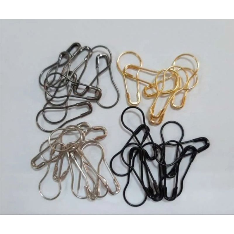 (10 pcs) Peniti Bohlam | Peniti Labu | Peniti anti benang ketarik | Peniti Hijab