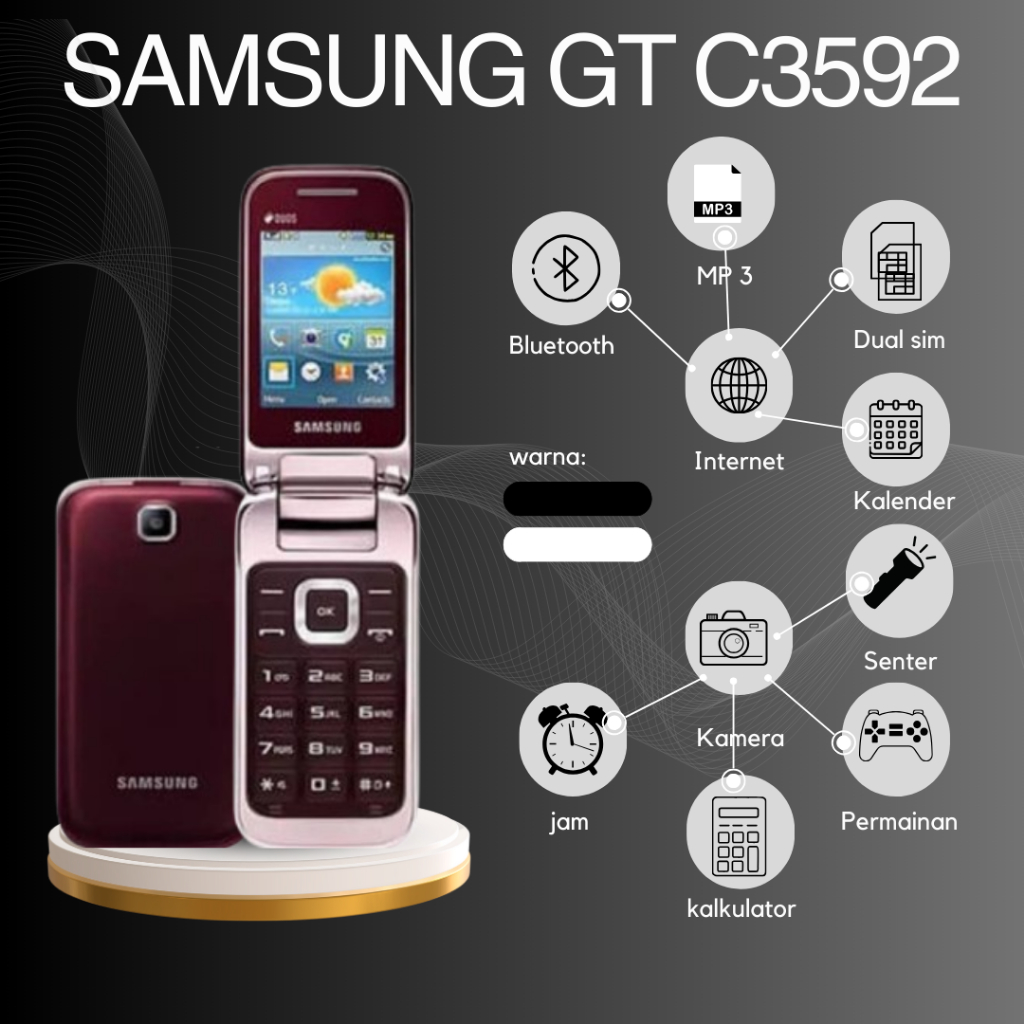 Samsung Lipat Kamera Samsung GT C3592 Hp Samsung Lipat Kamera Handphone Baru Hp Samsung Jadul