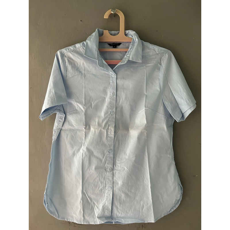 kemeja soft blue merk excutive uk M