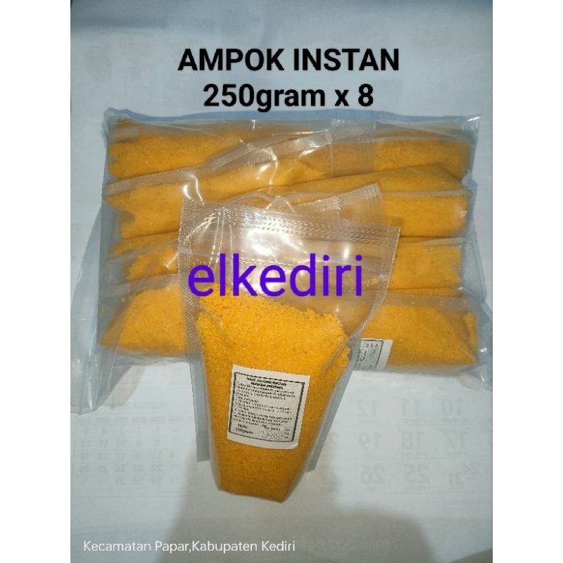 

Ampok Instan 1 pack isi 8 @250gram