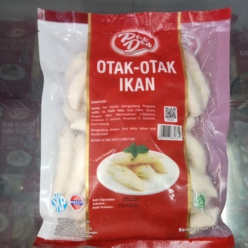 

Pak den otak otak ikan 500gr
