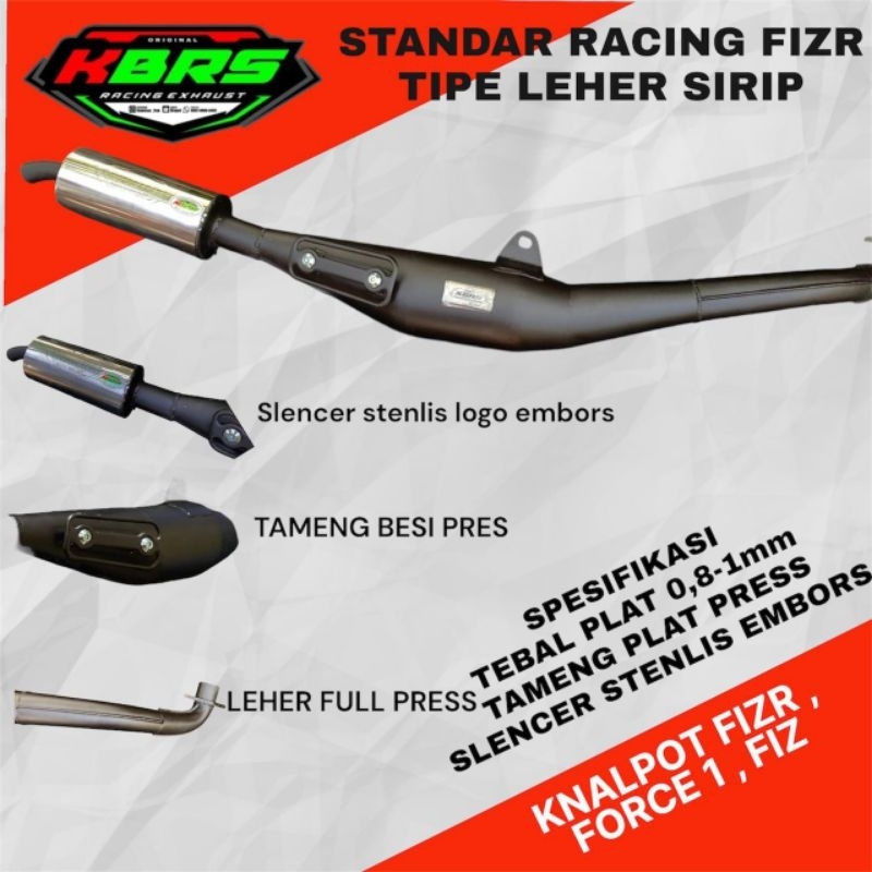 Knalpot Fizr Fisr, F1zr Force1 original  KBRS RACING EXHAUST