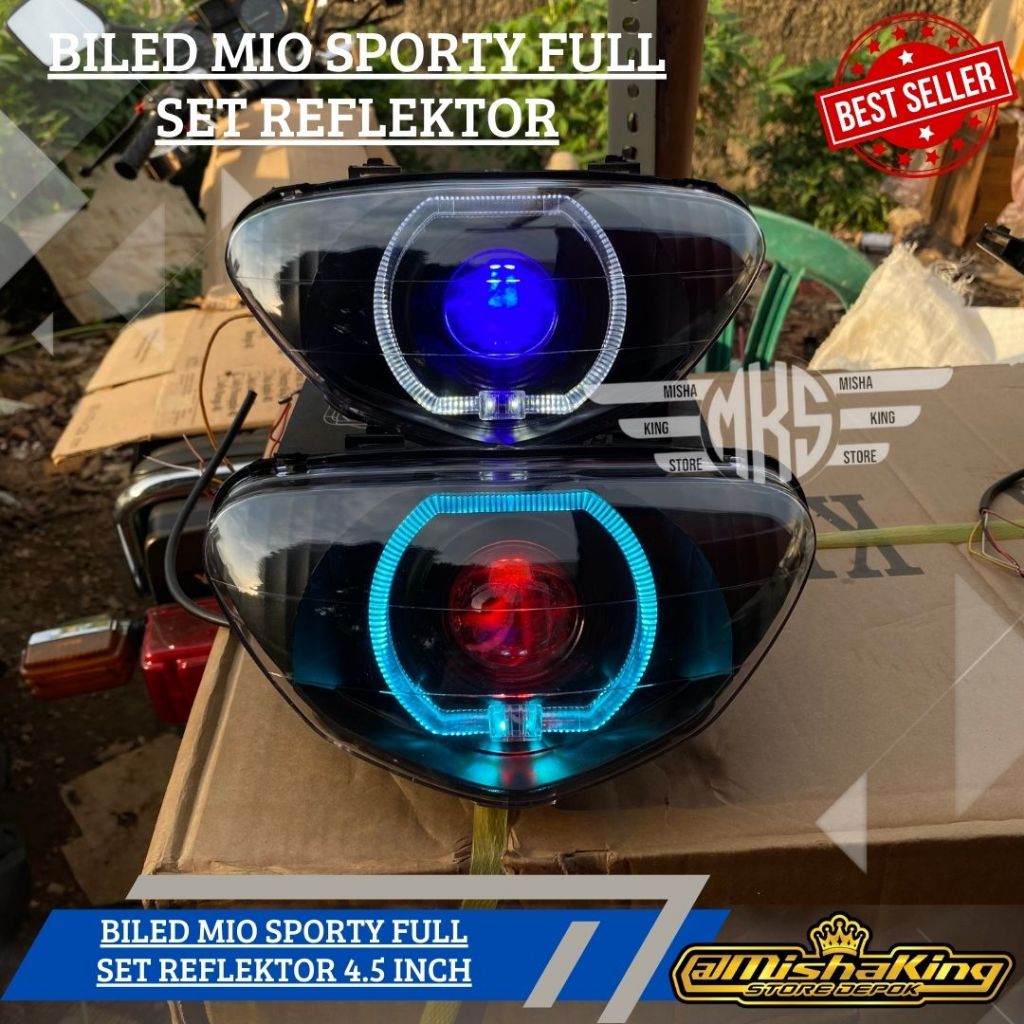 LAMPU BILED MIO SPORTY MIO 4.5 FULL SET REFLEKTOR