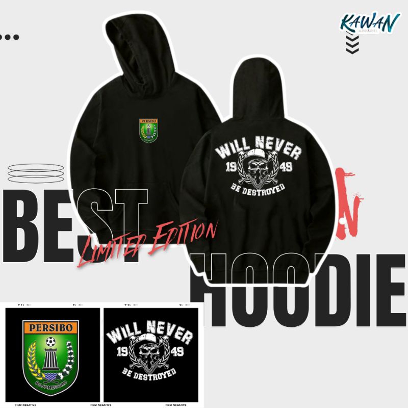 Hoodie Persibo / Hoodie Persibo Bojonegoro / Hoodie Custom