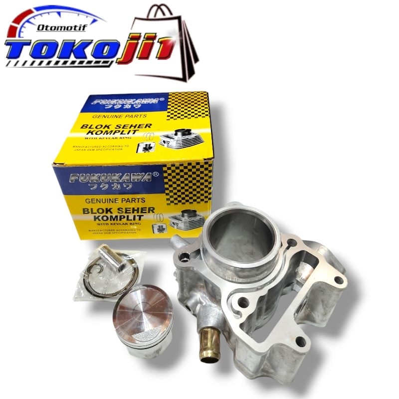 BLOK SEHER SET PISTON VARIO 125 KZR ORIGINAL FUKUKAWA