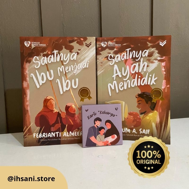 Paket buku Saatnya Ayah Mengasuh dan Saatnya Ibu Menjadi Ibu SAM dan SIMI (Cetakan terbaru)