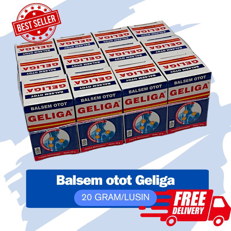 (Lusinan) Balsem Geliga Balsem Gosok 20 Gram